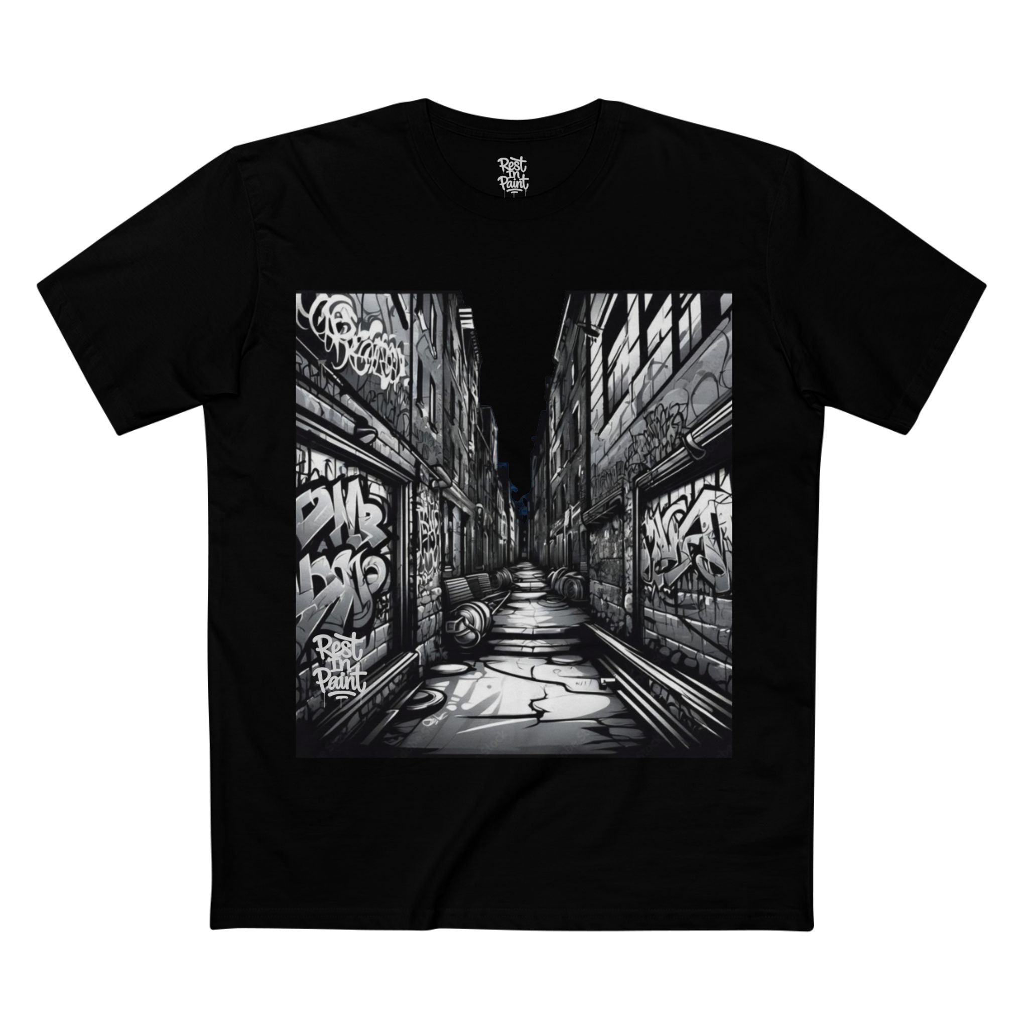 REST IN PAINT THE ALLEY STAPLE TEE