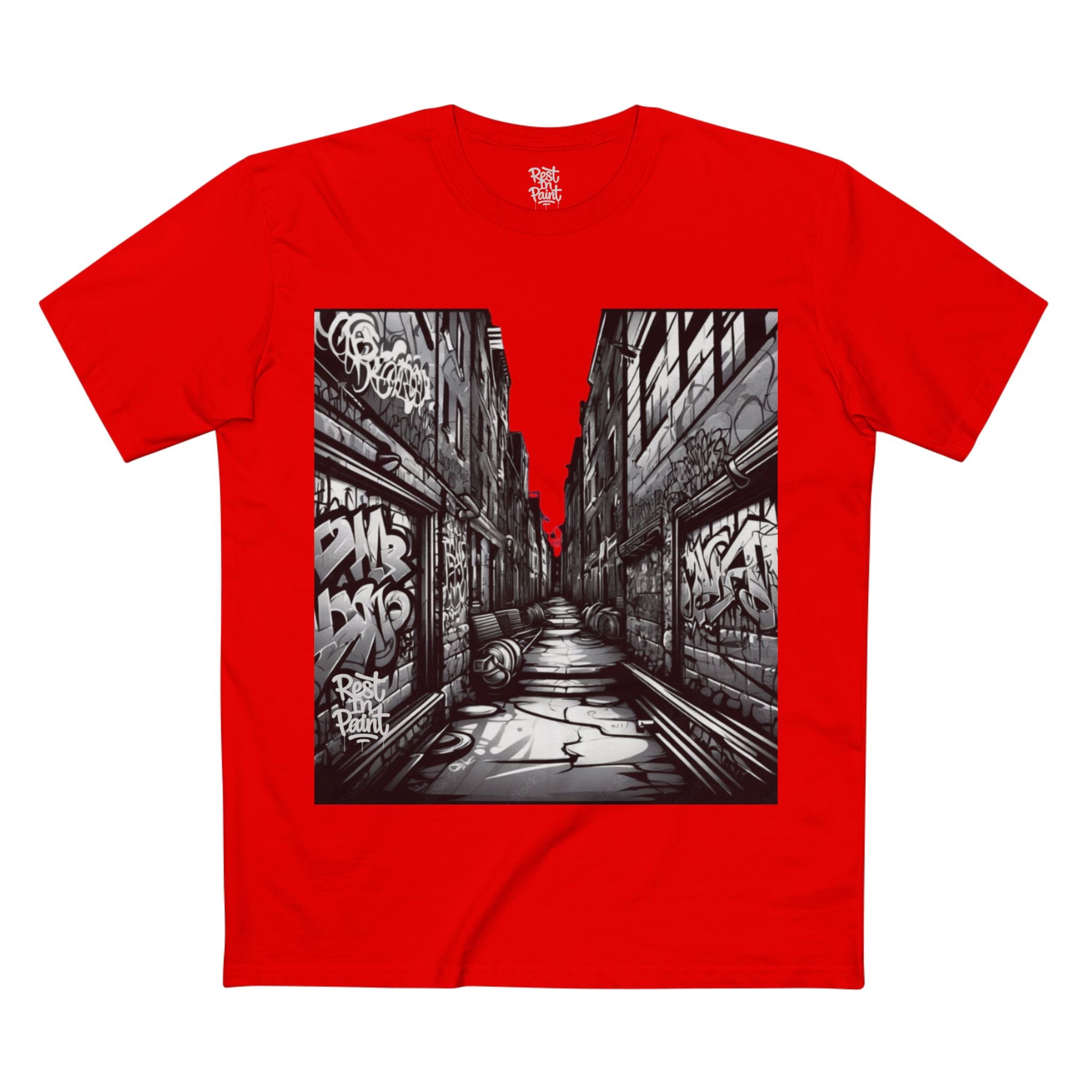 REST IN PAINT THE ALLEY STAPLE TEE