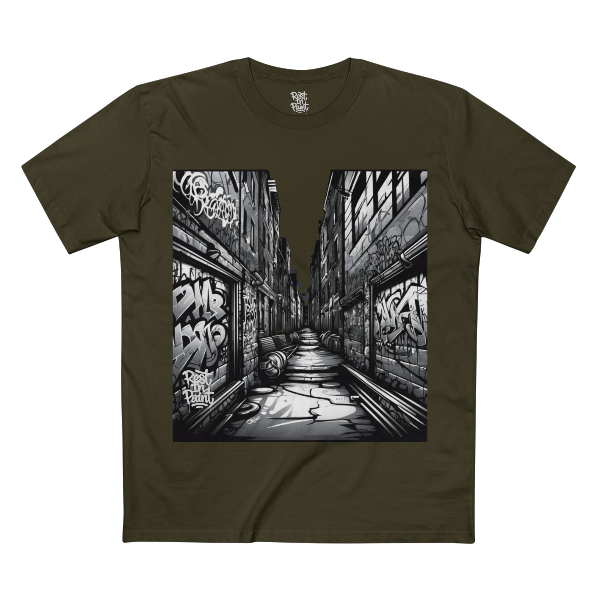 REST IN PAINT THE ALLEY STAPLE TEE