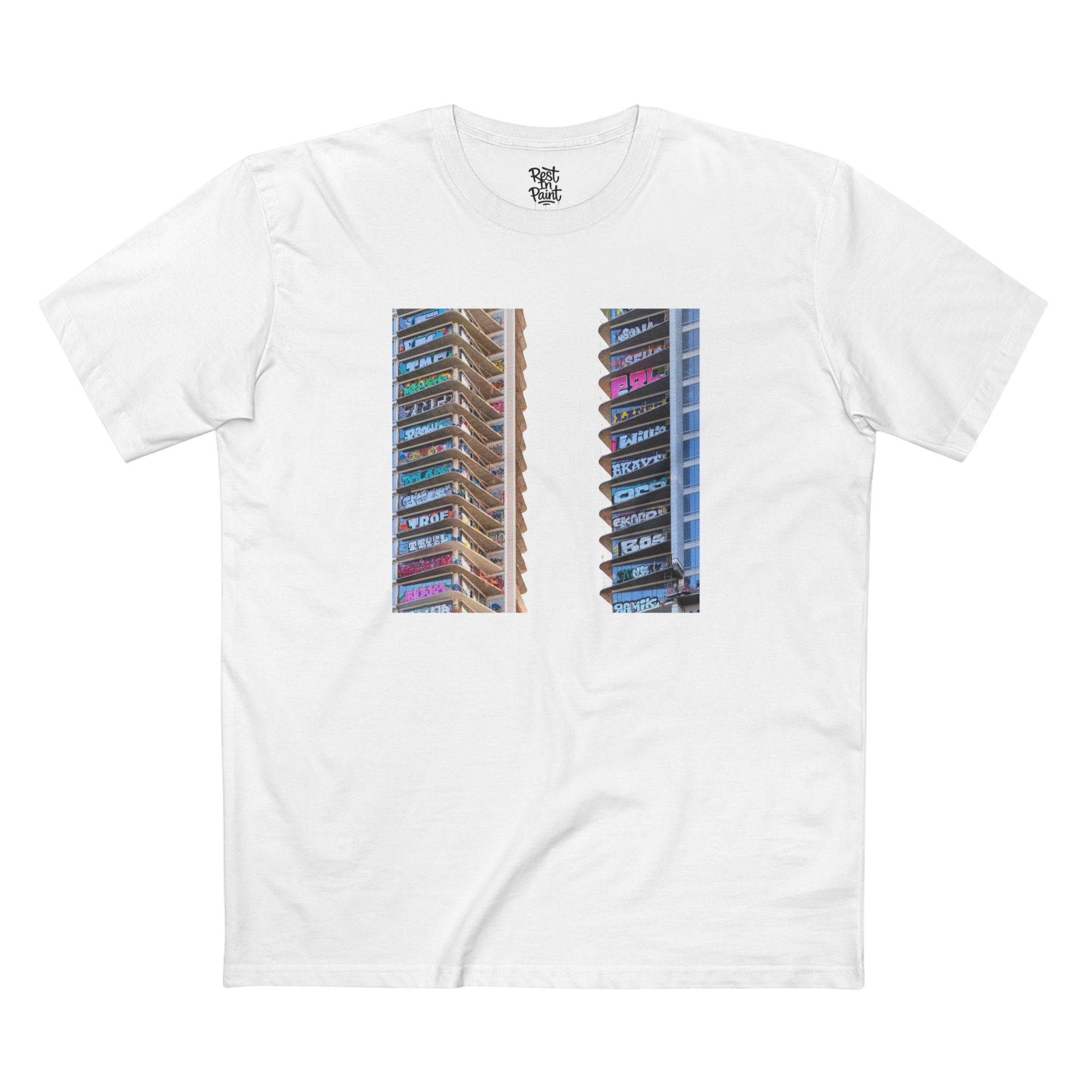 REST IN PAINT THE TOWERS STAPLE TEE